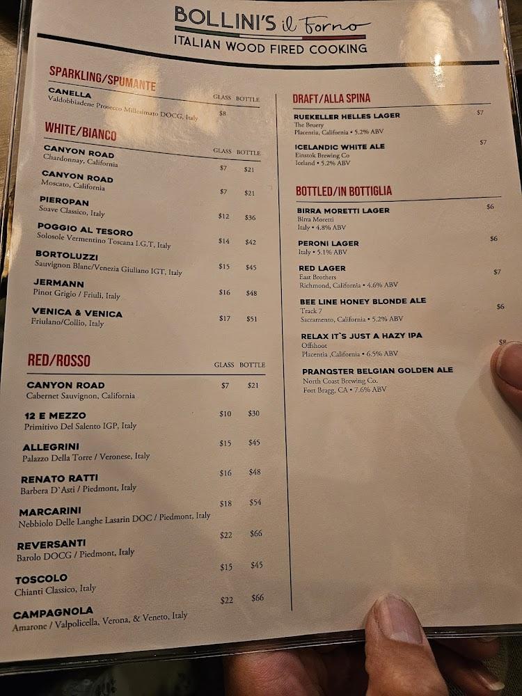 Bollini's IL Forno Menu image 3