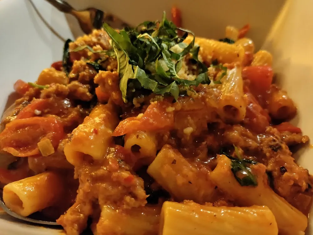 Rigatoni with Fennel Sausage